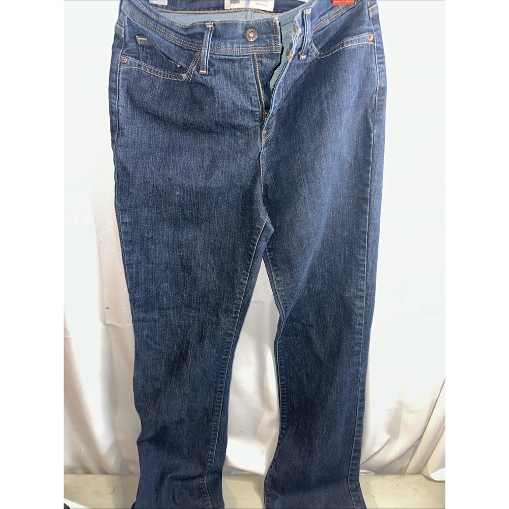 Levi's 512 Bootcut Perfectly Slimming Jeans Women's Size 29x32 Dark Blue